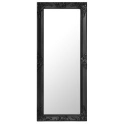 Tout neuf â€ïž VIDAXL Miroir Mural Style Baroque 50x120 Cm Noir ????
