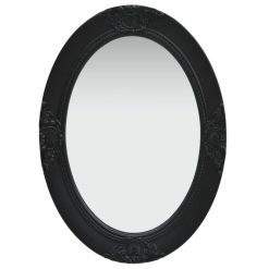 De gros ⌛ VIDAXL Miroir Mural Style Baroque 50x70 Cm Noir ????