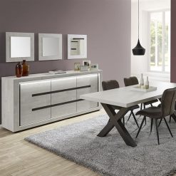 Offres ❤️ NOUVOMEUBLE Miroir Carré Contemporain Couleur Chêne Gris LUCAS ???? -ATMOSPHERA Shop unnamed file 2130