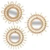 Budget ⭐ ATMOSPHERA Lot De 3 Miroirs Rotin Soleil D28 👏 -ATMOSPHERA Shop unnamed file 2131