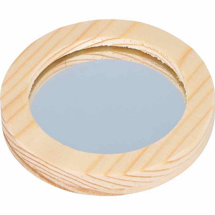 Budget ???? Artemio Set De 6 Miroirs De Poche En Bois - 7,5 X 1 Cm ???? 4 Budget ???? Artemio Set De 6 Miroirs De Poche En Bois - 7,5 X 1 Cm ???? â Image 2