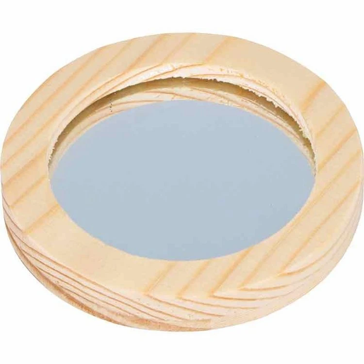Budget 👏 Artemio Set De 6 Miroirs De Poche En Bois - 7,5 X 1 Cm 🔥 4 Budget 👏 Artemio Set De 6 Miroirs De Poche En Bois - 7,5 X 1 Cm 🔥 – Image 2