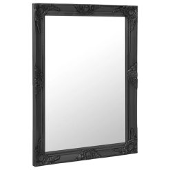 Alternative view of Meilleure affaire ❤️ VIDAXL Miroir Mural Style Baroque 60x80 Cm Noir ????