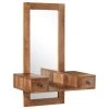 De gros ⌛ VIDAXL Miroir Cosmetique Avec 2 Tiroirs Bois Solide De Sesham 👍 -ATMOSPHERA Shop unnamed file 2161