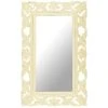 Bon marché 👍 VIDAXL Miroir Sculpte A La Main Blanc 80x50 Cm Bois De Manguier Massif ❤️ -ATMOSPHERA Shop unnamed file 2190