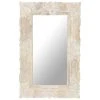 Remise 🌟 VIDAXL Miroir Blanc 80x50 Cm Bois De Manguier Massif 😍 -ATMOSPHERA Shop unnamed file 2193