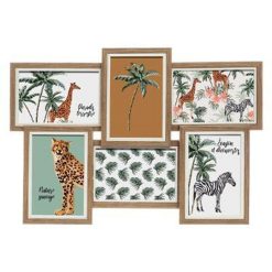 Tout neuf ❤️ Pêle-Mêle 6 Photos Judy 45cm Naturel ❤️