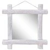 Budget 🤩 VIDAXL Miroir A Buches Blanc 70x70 Cm Bois De Recuperation Massif 🛒 -ATMOSPHERA Shop unnamed file 2202