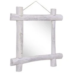 Budget 🤩 VIDAXL Miroir A Buches Blanc 70x70 Cm Bois De Recuperation Massif 🛒 -ATMOSPHERA Shop unnamed file 2204