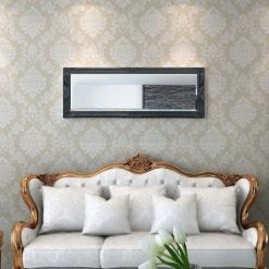 Remise 😍 VIDAXL Miroir Mural Style Baroque 140 X 50 Cm Noir 😉 -ATMOSPHERA Shop unnamed file 2225