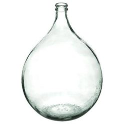 Le moins cher ???? Vase Design En Verre Dame Jeanne 56cm Transparent ⌛