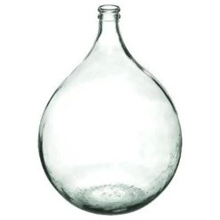 Le moins cher 👍 Vase Design En Verre Dame Jeanne 56cm Transparent ⌛
