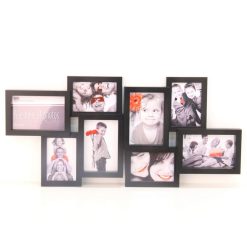 Le moins cher ???? ATMOSPHERA Pele-mêle - 8 Encarts - Noir ????