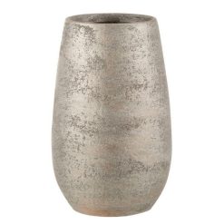 Coupon ???? Paris Prix Vase Déco Irrégulier Rugueux 41cm Argent ????