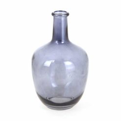 Le moins cher ???? Paris Prix Vase Déco En Verre Jarre 30cm Bleu Gris ????