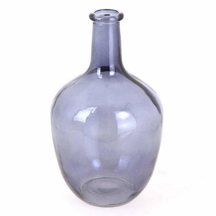 De gros ???? Paris Prix Vase Déco En Verre Jarre 25cm Bleu Gris ???? 3 De gros ???? Paris Prix Vase Déco En Verre Jarre 25cm Bleu Gris ????