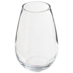 Meilleure affaire ⭐ Vase En Verre Bombe Clear 23cm Transparent ????