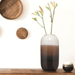 Nouveau ✔️ Paris Prix Vase Design Céramique Dégradé 25cm Blanc ???? -ATMOSPHERA Shop unnamed file 2348