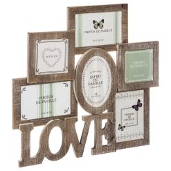 Budget ???? ATMOSPHERA Pêle-mêle 6 Photos Campagne - 42 X 40 Cm - Marron ???? -ATMOSPHERA Shop unnamed file 235