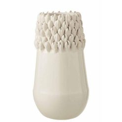 Sortie ???? Paris Prix Vase Déco En Céramique Ibiza 32cm Blanc ????