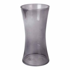 Meilleure vente ???? Paris Prix Vase Déco En Verre Cintré 25cm Gris ????