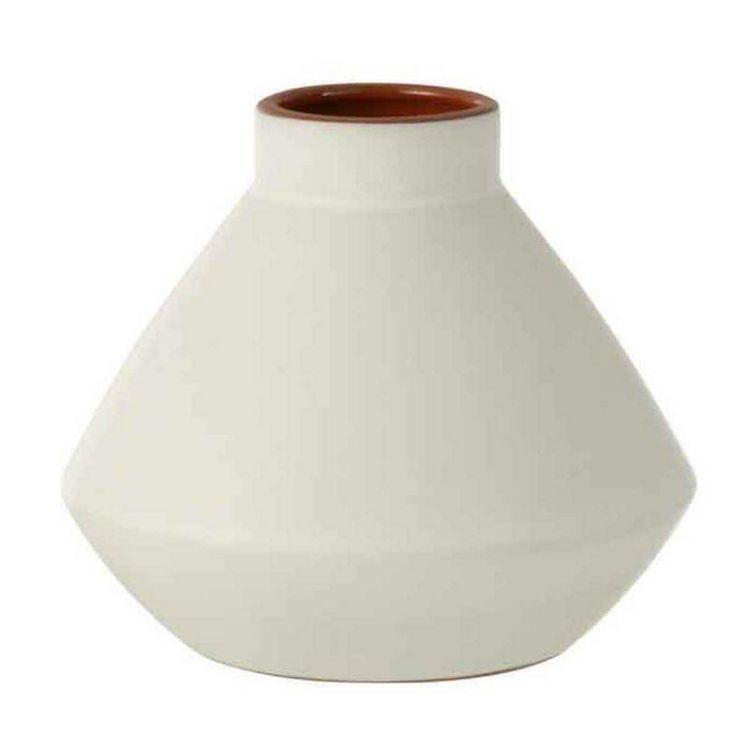 Le moins cher ⭐ Paris Prix Vase Design En Terre Cuite Slida 16cm Blanc ???? 3 Le moins cher ⭐ Paris Prix Vase Design En Terre Cuite Slida 16cm Blanc ????