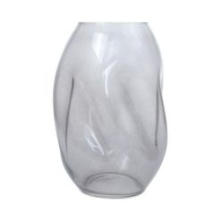 De gros ⭐ Paris Prix Vase Design En Verre Soufflé Diney 25cm Gris ????