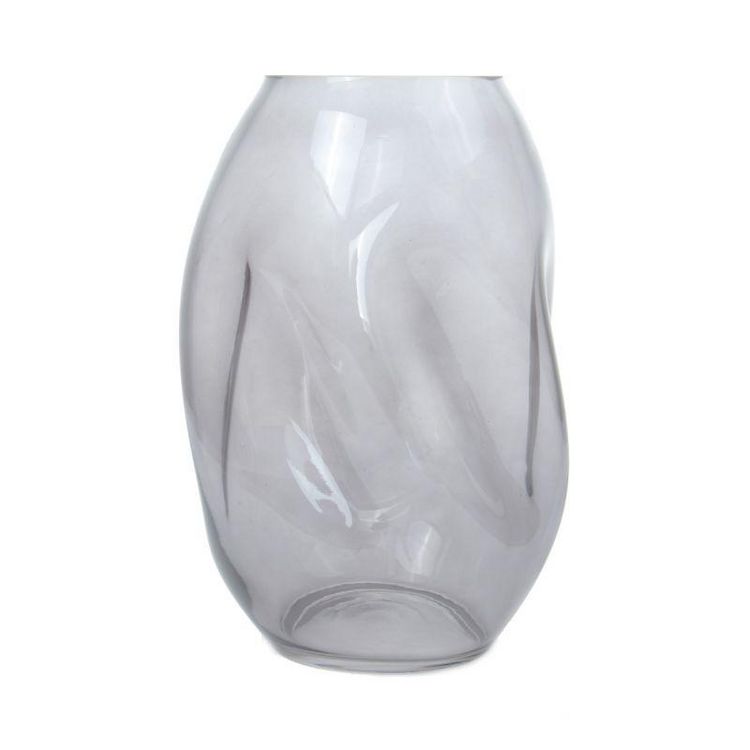 De gros ⭐ Paris Prix Vase Design En Verre Soufflé Diney 25cm Gris ???? 3 De gros ⭐ Paris Prix Vase Design En Verre Soufflé Diney 25cm Gris ????