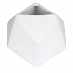 Meilleur prix ???? Paris Prix Vase Déco En Céramique Geometrik 15cm Blanc ????