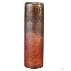 Coupon ⌛ Paris Prix Vase Cylindrique Design Verre Rond 39cm Bordeaux ????