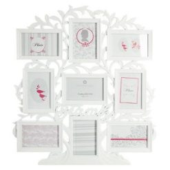 Meilleur prix ???? Pêle-Mêle 9 Photos Arbre 60cm Blanc ❤️