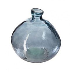 Meilleur prix ???? Vase Rond En Verre Recyclé Ballon 33cm Orage ????