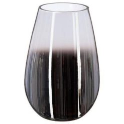 Budget ???? Paris Prix Vase Design Circulo 24cm Noir & Transparent ????