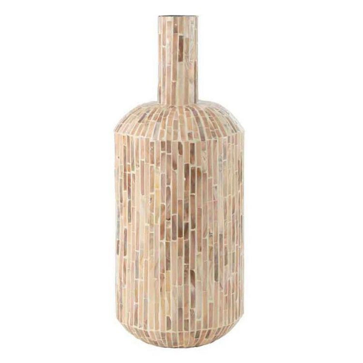 Coupon ✨ Paris Prix Vase Goutte Motif Mosaïque Nuye 54cm Beige ???? 3 Coupon ✨ Paris Prix Vase Goutte Motif Mosaïque Nuye 54cm Beige ????