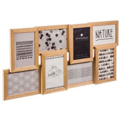 Meilleure affaire ???? ATMOSPHERA Pêle-mêle 8 Photos Nature - 58 X 30 Cm - Beige ????