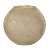 Nouveau ???? Paris Prix Vase Rond Design En Verre Soda 25cm Or ????