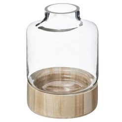 Alternative view of Remise ⌛ Terrarium Verre & Bois Boule 29cm Transparent ????