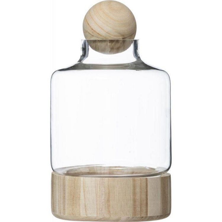 Remise ⌛ Terrarium Verre & Bois Boule 29cm Transparent ???? 5 Remise ⌛ Terrarium Verre & Bois Boule 29cm Transparent ???? – Image 3