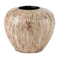 Meilleure vente ???? Paris Prix Vase Boule Motif Mosaïque Nuye 26cm Beige ❤️