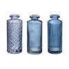 Acheter ???? Lot De 3 Soliflores Design Verre Strié 13cm Bleu ???? -ATMOSPHERA Shop unnamed file 2560