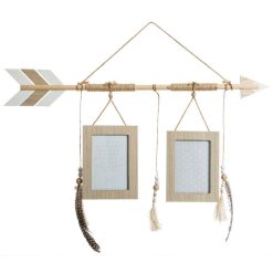 De gros ???? ATMOSPHERA Pêle-mêle Ethnique Eté Indien - 2 Photos - Marron ????