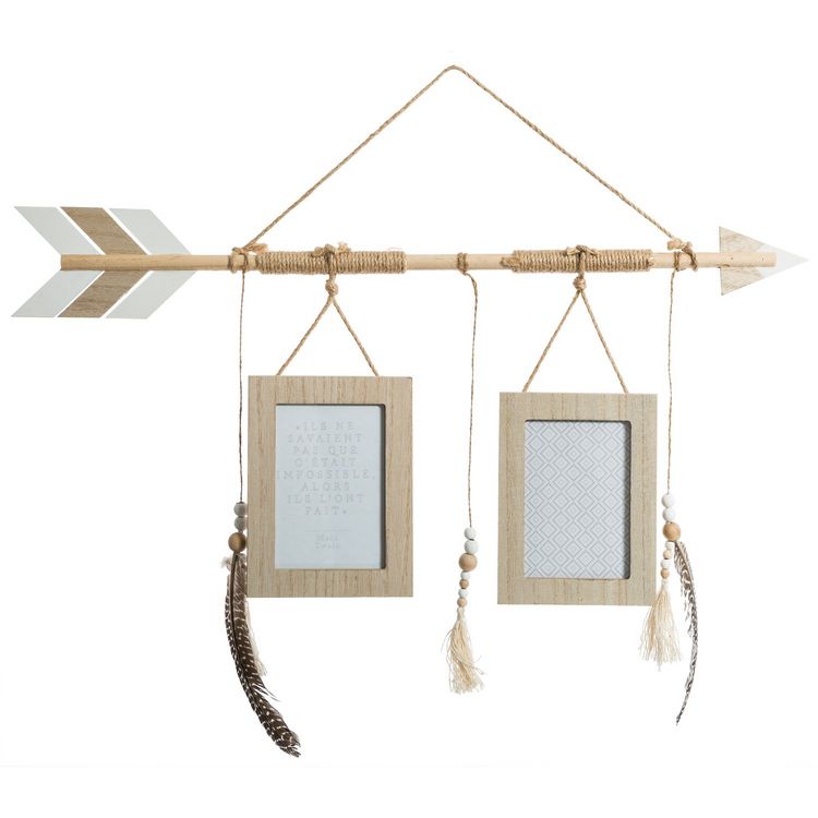 ATMOSPHERA Pêle-mêle ethnique Eté Indien - 2 Photos - Marron De gros ???? ATMOSPHERA Pêle-mêle Ethnique Eté Indien - 2 Photos - Marron ???? -ATMOSPHERA Shop unnamed file 257