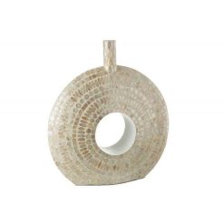Tout neuf ⌛ Paris Prix Vase Imprimé Design Delta 57cm Beige ????