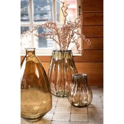 Nouveau 😀 Paris Prix Vase En Verre Design Lia 60cm Marron 🤩 -ATMOSPHERA Shop unnamed file 2600