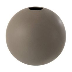 Offres ???? Paris Prix Vase Design Boule Céramique 25cm Gris ⭐