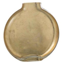 Meilleure affaire âïž Paris Prix Vase Design En Verre Miki 25cm Or âïž