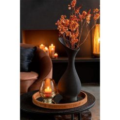 Alternative view of Offres ???? Paris Prix Vase Design En Aluminium Olivia 60cm Noir ????