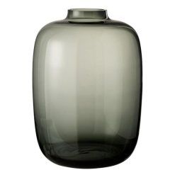 Grosses soldes ???? Paris Prix Vase Design En Verre Cleo 45cm Gris ⭐