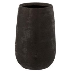 Meilleure vente ❤️ Paris Prix Vase Design En Céramique Irrégulier 31cm Noir ????