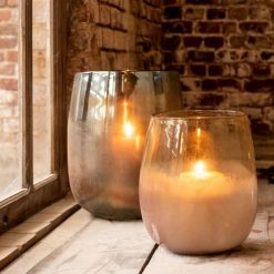 Remise ???? Paris Prix Vase Design Boule Déco 32cm Rose & Ocre ???? -ATMOSPHERA Shop unnamed file 2656